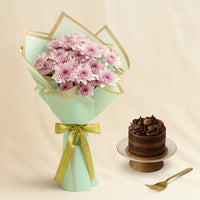 Purple Chrysanthemum Delicate Bouquet