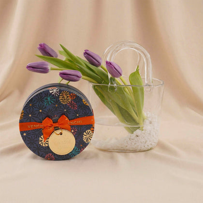 Purple Tulip n Venchi Chocolate Gift Box