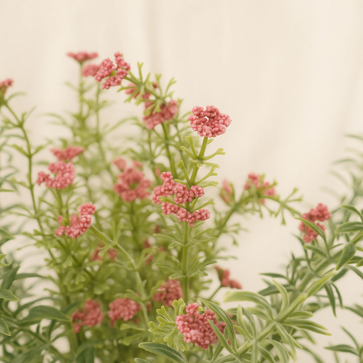 Red Flowering Artificial Plant