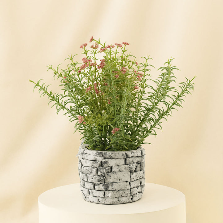 Red Flowering Artificial Plant