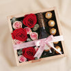 صندوق عشق الملوك | ورد وشوكولاتة
