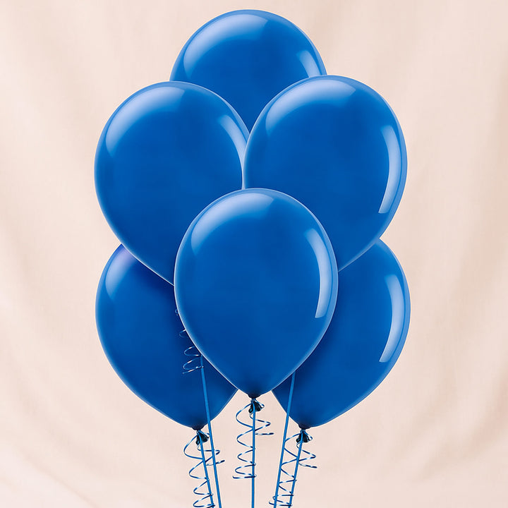 Blue Helium Balloon Set