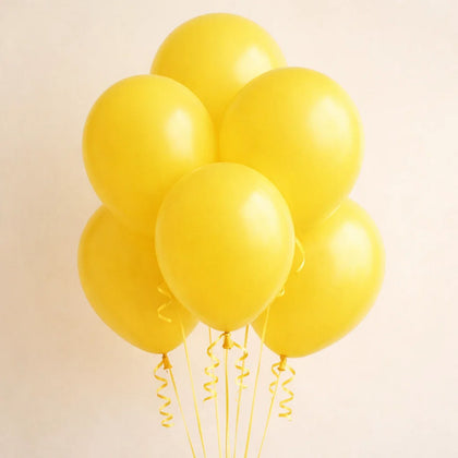 طقم بالونات اصفر مبهج