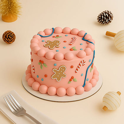 Seasons Greetings Chocolate Truffle Cake