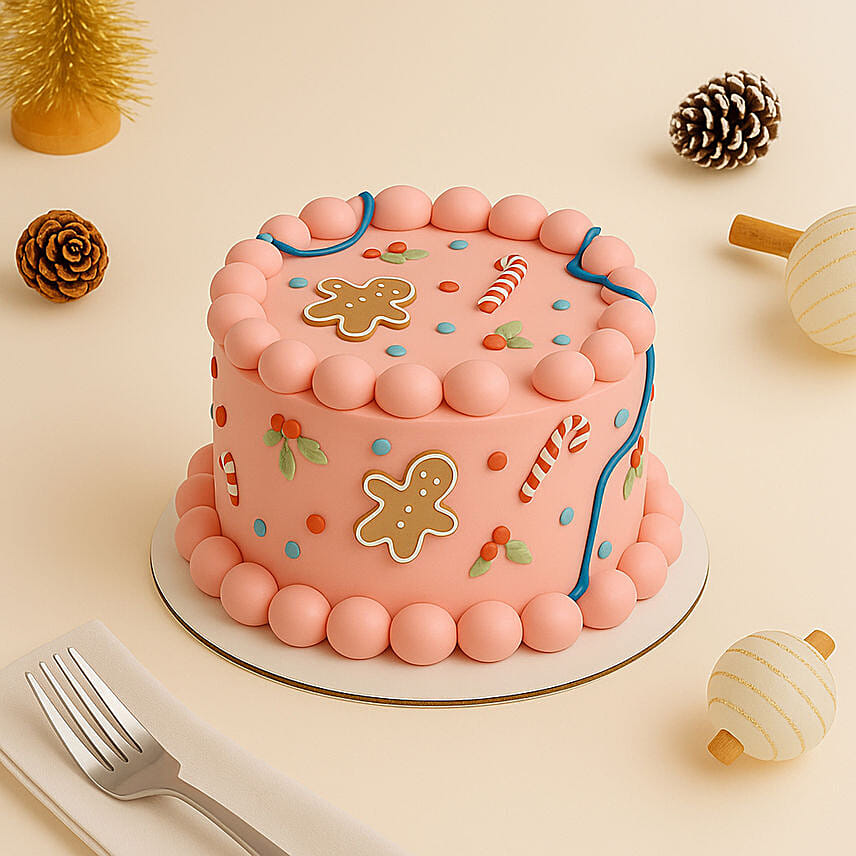 Seasons Greetings Chocolate Truffle Cake