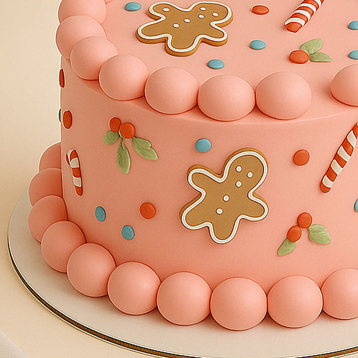 Seasons Greetings Chocolate Truffle Cake