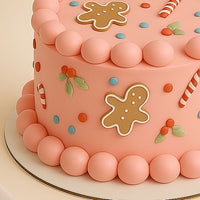 Seasons Greetings Chocolate Truffle Cake