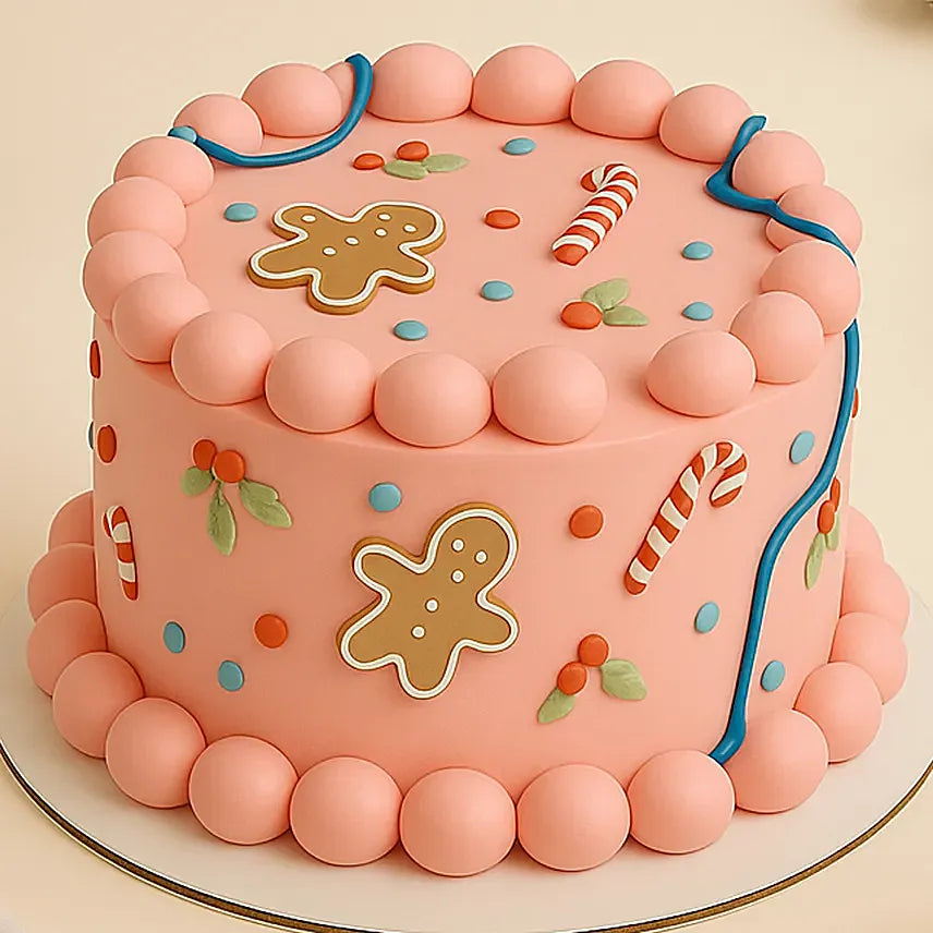 Seasons Greetings Chocolate Truffle Cake