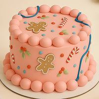 Seasons Greetings Chocolate Truffle Cake