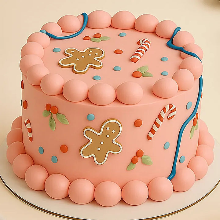 Seasons Greetings Chocolate Truffle Cake