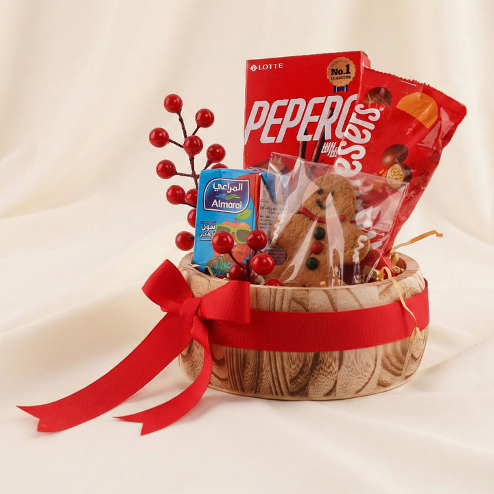 سلة هدايا أطفال سناكات مسلية