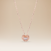 One True Love 18-Carat Gold Diamond Heart Pendant By Kooheji Jewelry