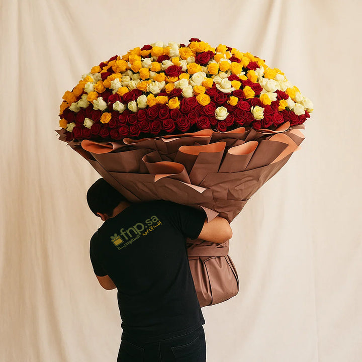 Thousand-Heartbeat Bloom | Unforgettable 1000 Rose Bouquet