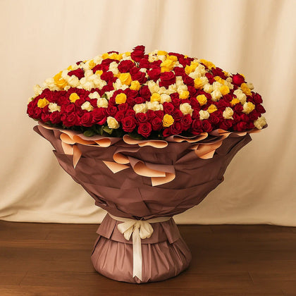 بوكيه ورد حب اسطوري | ١٠٠٠ وردة