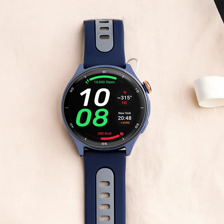 Titan Smartwatch With Yellow Rose