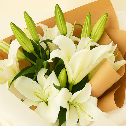 Lily Whisper Flower Bouquet