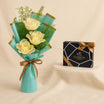 White Roses n Godiva Chocolate