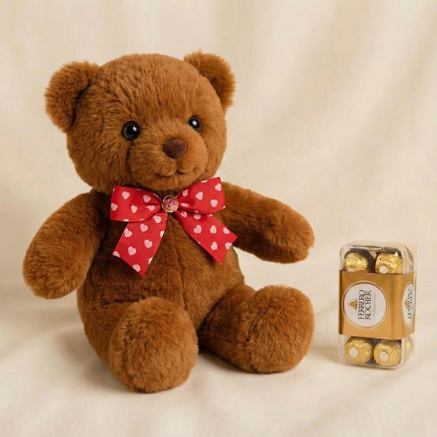 Pink Teddy n Chocolates