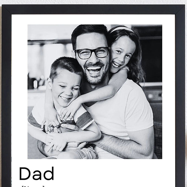 هدية للأب | برواز صور تعريف الأب