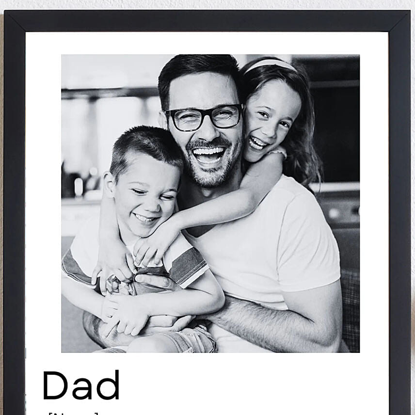 هدية للأب | برواز صور تعريف الأب