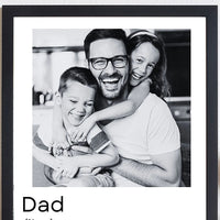 هدية للأب | برواز صور تعريف الأب