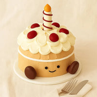 Amusable Brown Birthday Cake