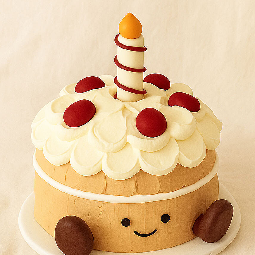Amusable Brown Birthday Cake