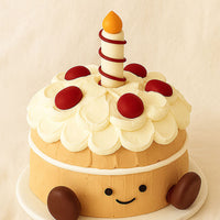 Amusable Brown Birthday Cake