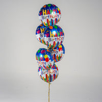 Birthday Greetings Foil Balloons