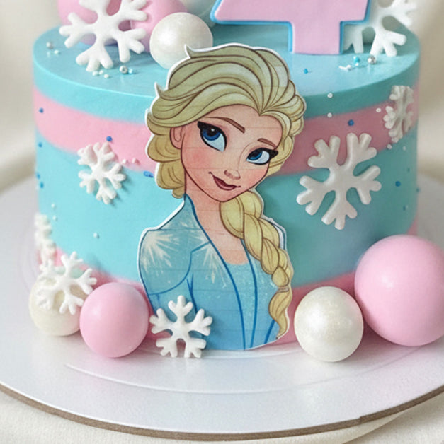 Birthday Frozen Princess Theme Cake