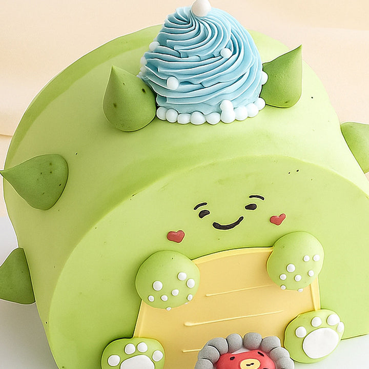 Happy Birthday Dino Kids Cake