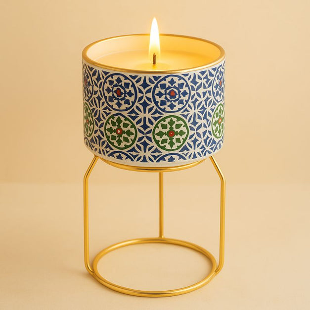 Scented Candle in Decorative Stand