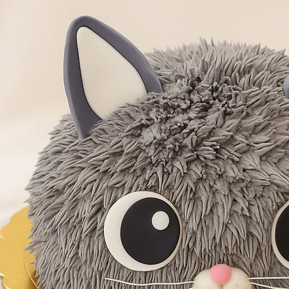 Cat Design Kids Cake
