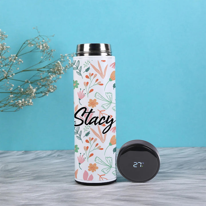 بوتيل ماء حافظ للحرارة منقوش ومخصص بالاسم