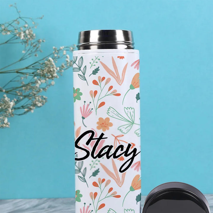 بوتيل ماء حافظ للحرارة منقوش ومخصص بالاسم