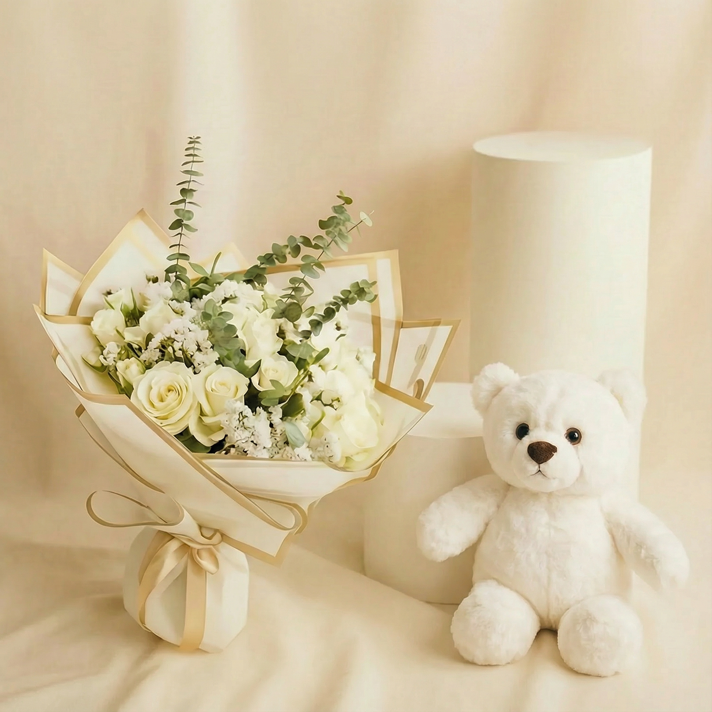 باقة ورد همسات العاج