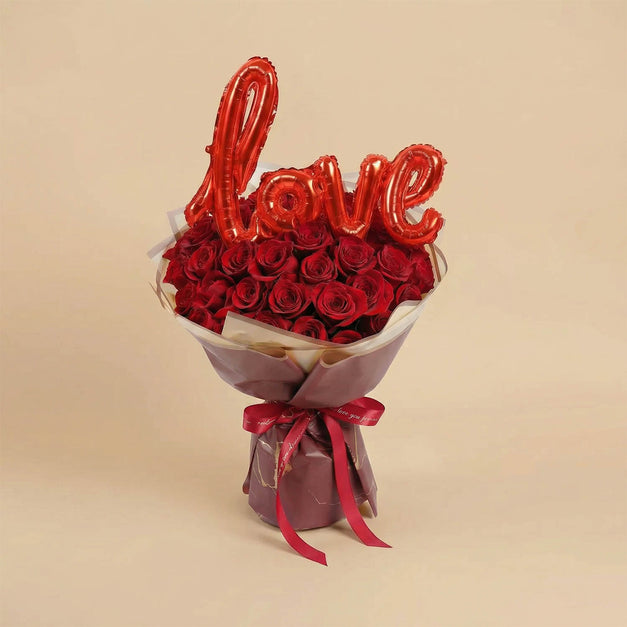 Love Bouquet | 50 Red Roses 