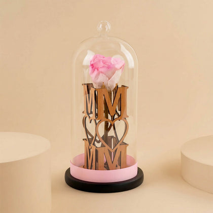 هدايا الأم | وردة دائمة وردية