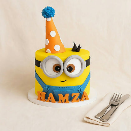 Minion Birthday Kids Cake