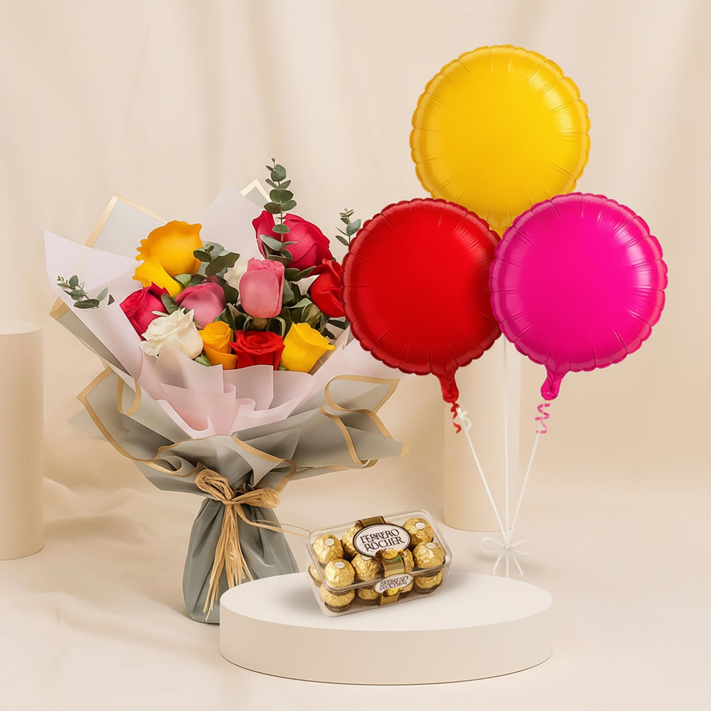 Mixed Color Flower Bouquet