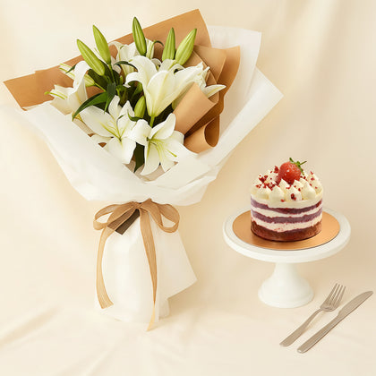 Lily Whisper Flower Bouquet