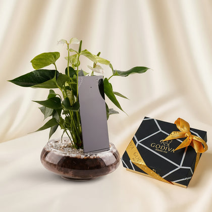 Radiant Flower Bouquet n Godiva