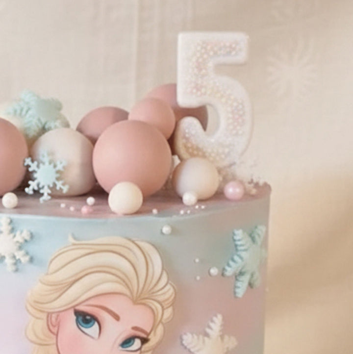 Frozen Princess Theme Birthday Cake