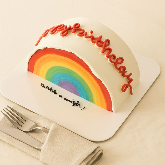 Happy Birthday Rainbow Cake