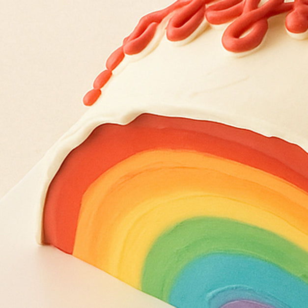 Happy Birthday Rainbow Cake