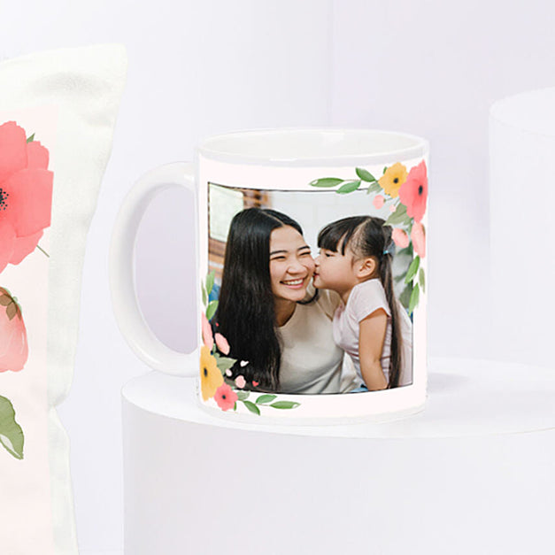 Personalised Moments With Mom Cushion n Mug