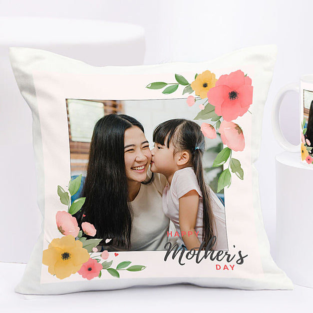 Personalised Moments With Mom Cushion n Mug
