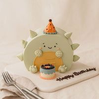 Happy Wishes Dinosaur Kids Cake
