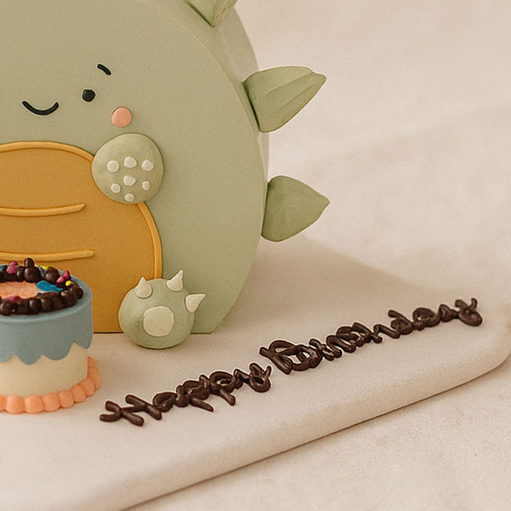 Happy Wishes Dinosaur Kids Cake