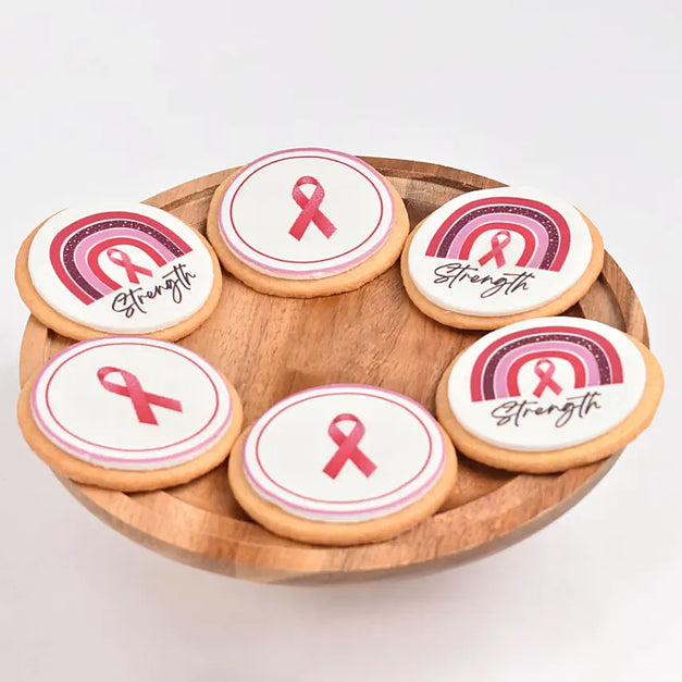 Message Of Strength Breast Cancer Cookies